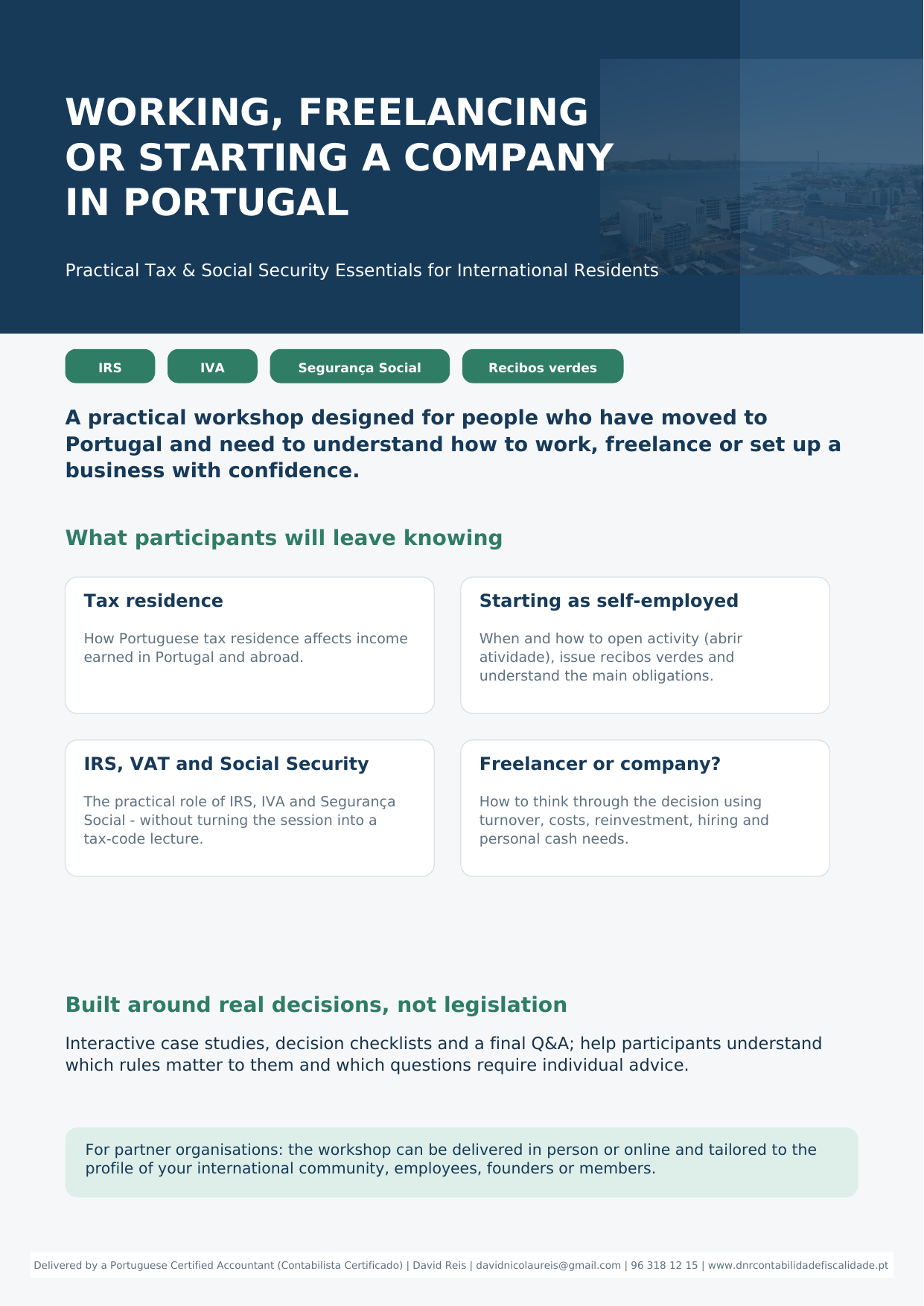 Flyer em inglês