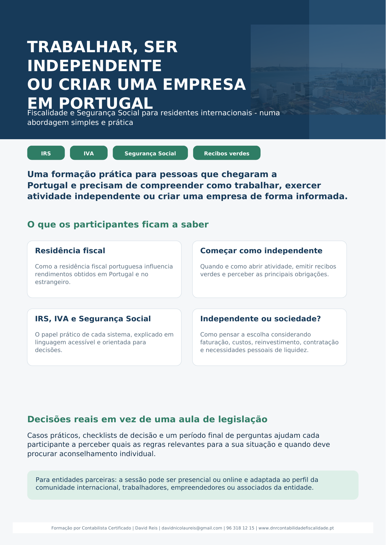 Flyer em português